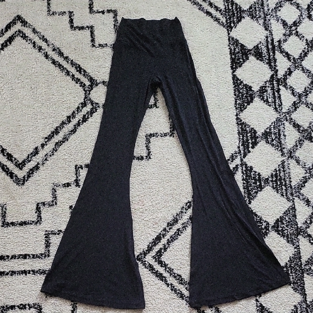 Aerie Black Flared Pants